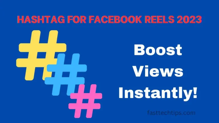 Hashtag for Facebook Reels 2023